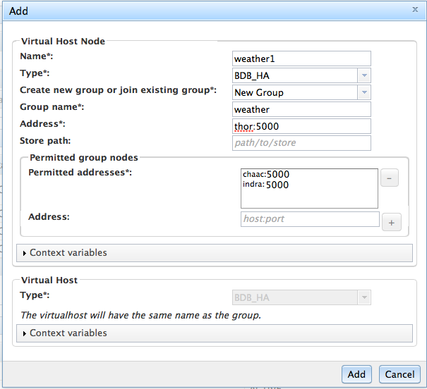 Creating 1st node in a group