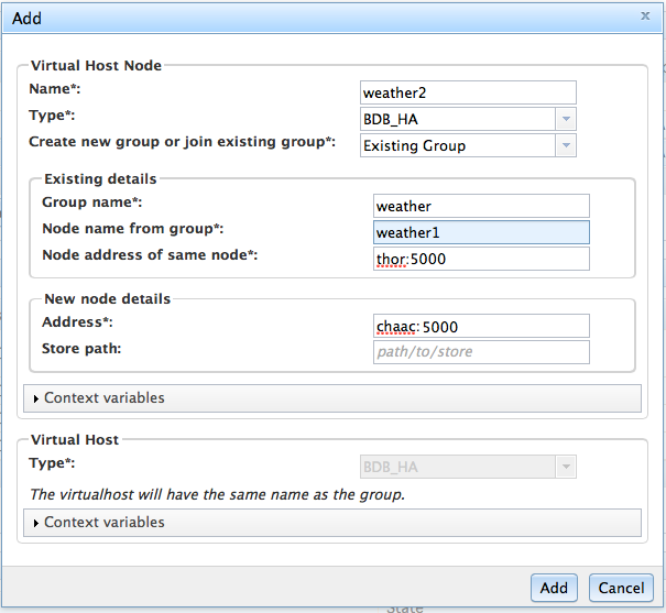 Adding subsequent nodes to the group